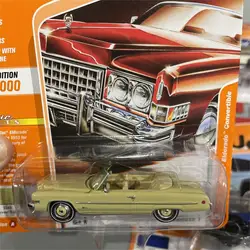 Johnny Lightning 1/64 JL A5 1973 Eldorado Convertible Avocado Green Die-cast Alloy Car Model Gold Medal Collection