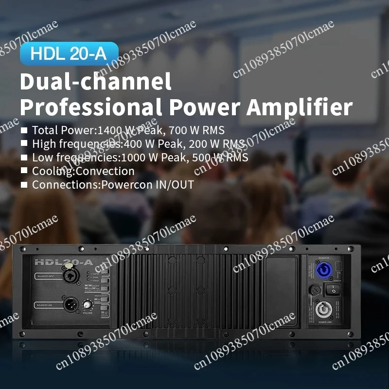 OMB 1400W 4 Ohm Class D Digital Amplifier Module 4 Inch Subwoofer Metal Double Switch Speaker Power Supply