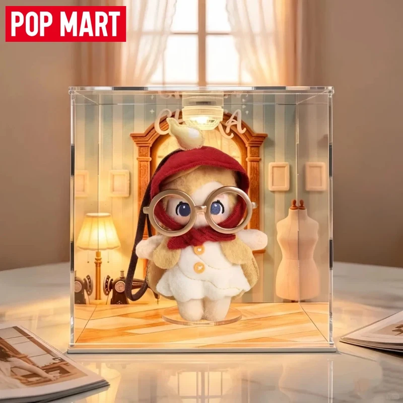 New Popmart Chaka Hand-Stitched Felt Cloth Hanging Doll Grandma'S Reading Glasses Cute Character Pendant Holiday Gift