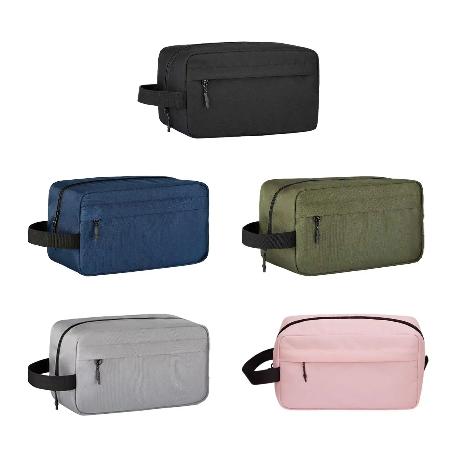 

Toiletry Bag with Zipper Compartments Large Capacity Travel Cosmetic Storage Bag for Accessories Toiletries Shaving Supplies