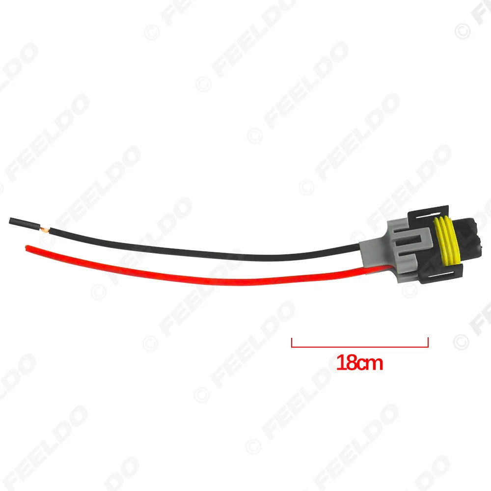 Car H8 H9 H11 LED HID Headlight Bulb Socket Connector Wire Female Plug