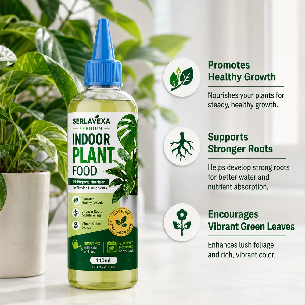 110ml Indoor Plant Nutrient Solution All Purpose Liquid Plant Food for Houseplants Potted Foliage Plants Easy Mix Leaf Root Care
