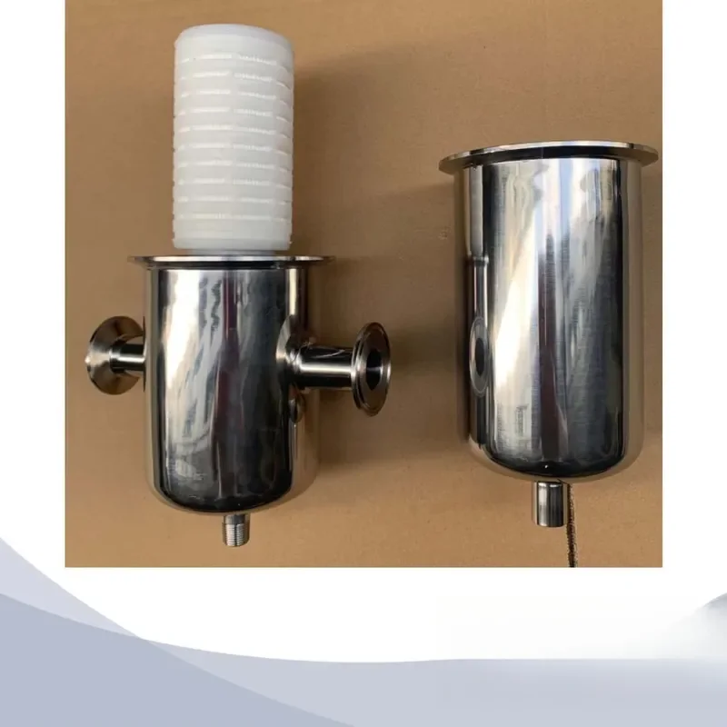 Cost-effectively 2Inch TC 64MM Sanitary Stainless Steel 316L Liquid Filtration Steam Filter Housing with PTFE Inside Element