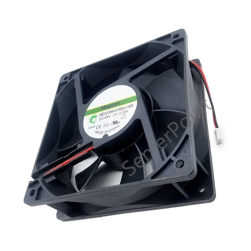 For MEC0384V3-000U-A99 DC 48V 3.3W 0.069A 12038 2100RPM 2-wire Cooling Fan