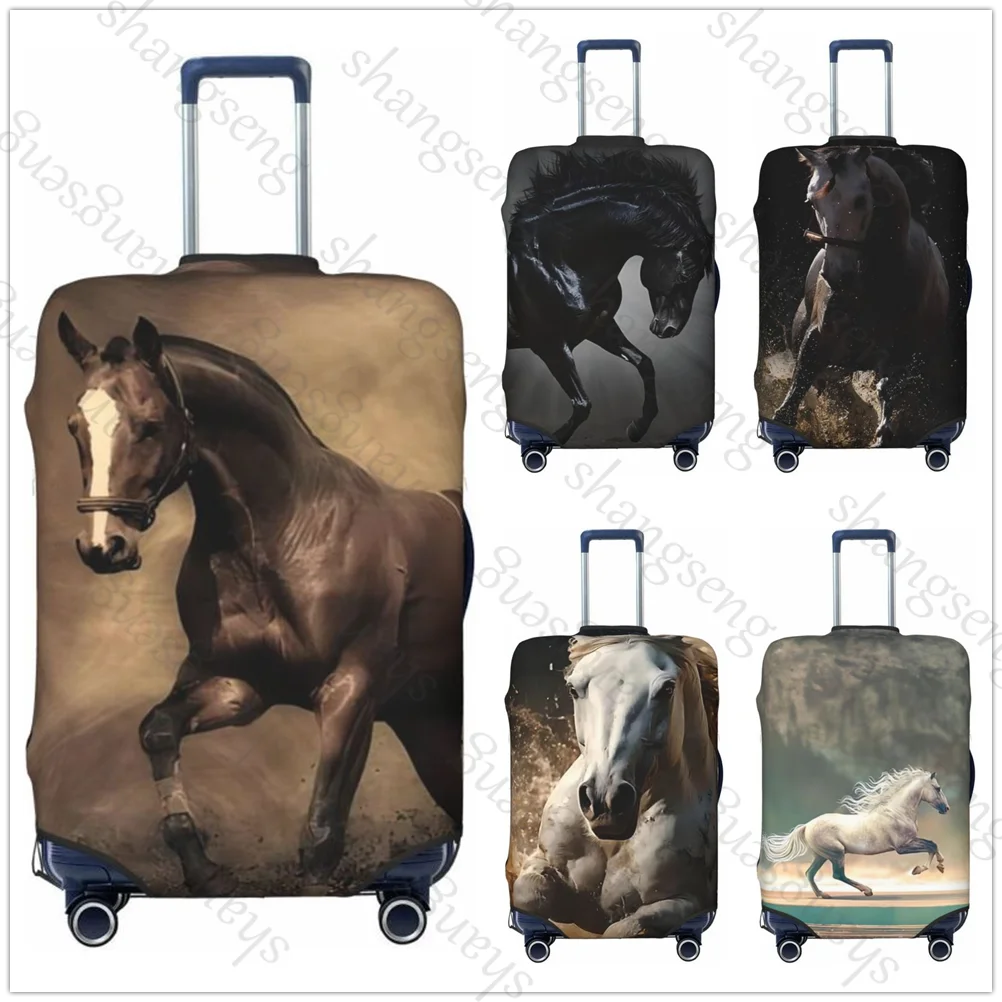 horse animal Travel Luggage Cover Elastic Suitcase Trolley Protector Cover dust cover Suitcase Case For 18-32