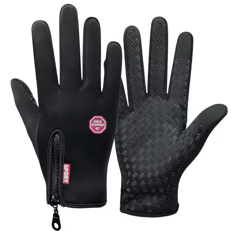 AliExpress NONE Touchscreen Warm Gloves for Women And Men Waterproof Windproof Non-Slip Winter Cycling Driving Motorcycle Ski Gloves