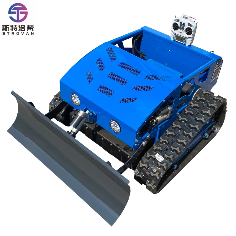 

Гусеничная газонокосилка STLF с дистанционным управлением, многофункциональная газонокосилка с лопаткой для снега