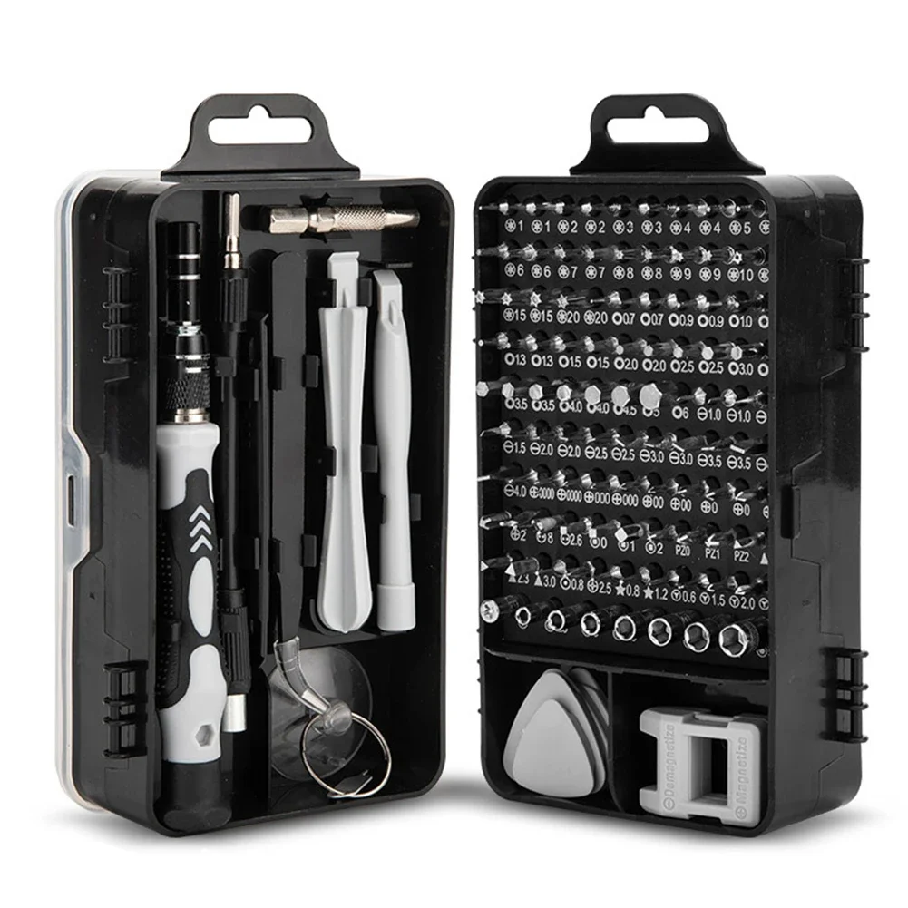 115 in 1 Screwdrivers Set with Magnetic Screw Driver Bits Mobile Phone Tablet PC Watch Repair Hardware Tools Kits