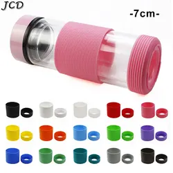JCD 7cm 1Set Durable Silicone Cup Bottom Protective Cover Cup Holder Thermos Cup Base Protective Case Covers Pad Accessories