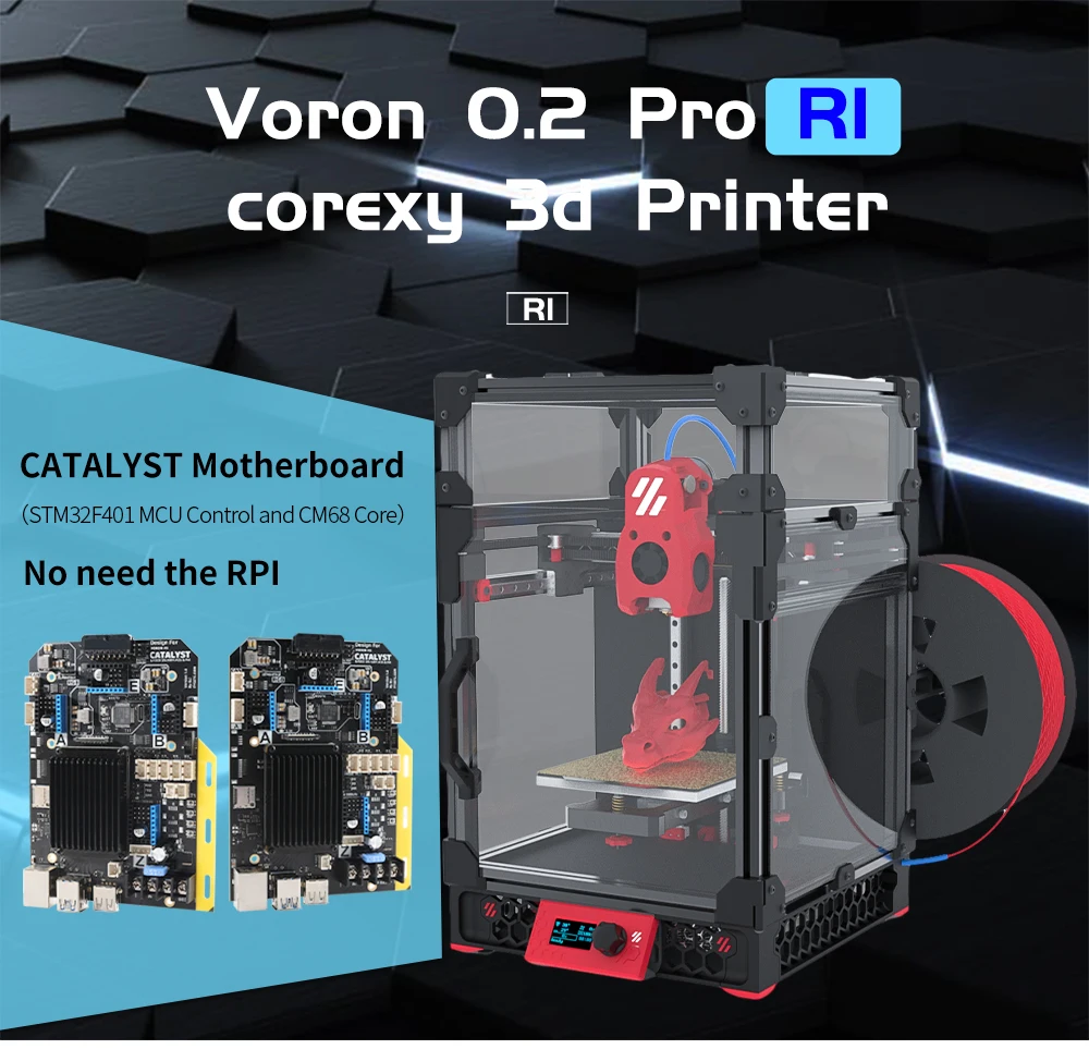 

Voron V0.2 R1 Core XY Full Kit 3D Printer Parts with Enclosed Panels Upgraded MINI Stealthburner Klipper DIY Voron V0.2 Pro R1