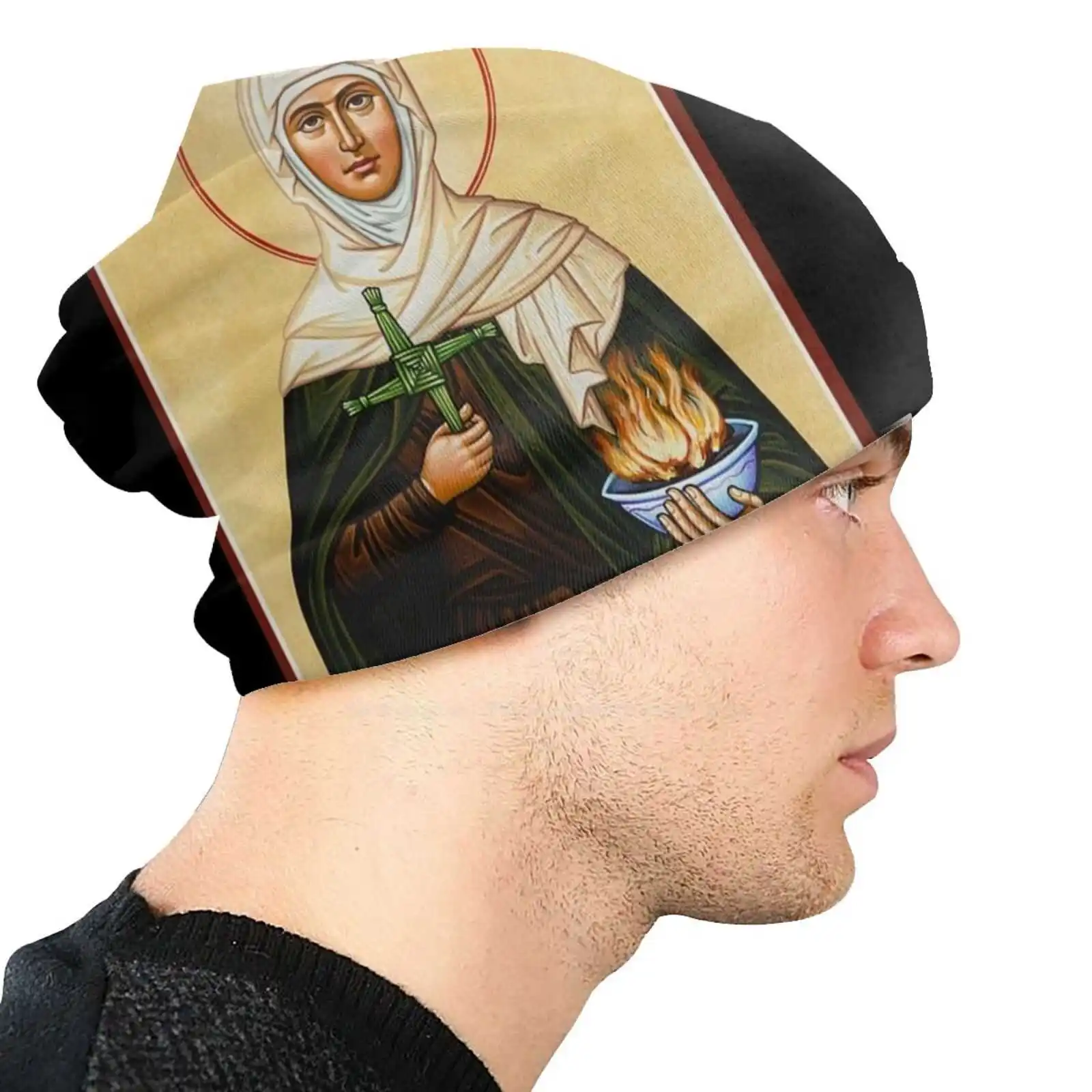 Saint Brigid Of Kildare Mother Saint Of Ireland Unisex Summer Outdoor Sunscreen Hat Cap Saint Brigid St Brigid Ireland image 4