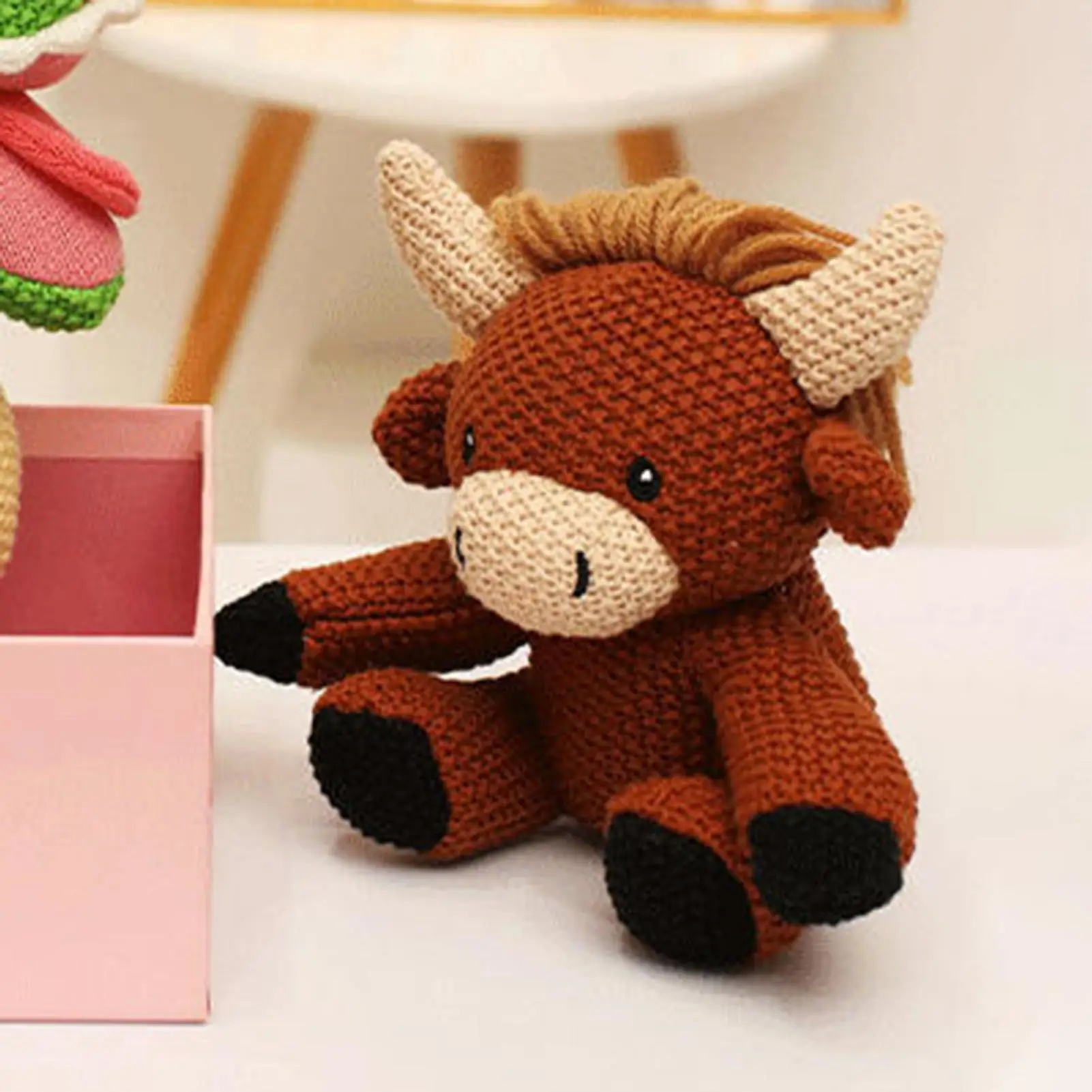 

Вязаная крючком мягкая игрушка-комфортер: милая вязаная кукла ручной работы для детской, спальни, гостиной, кабинета, дивана, кровати, для детей, подростков и взрослых