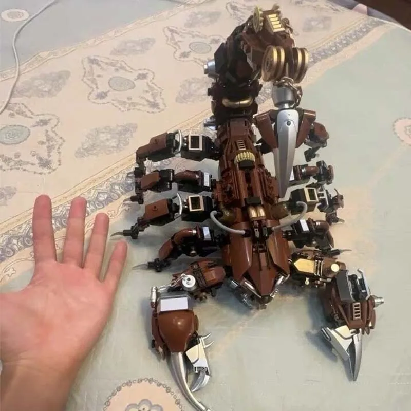Model Building Kits Mechanical Scorpion Building Blocks Cyber Punk Animal Model Toy Technical Bricks Set Construction Toy Gift