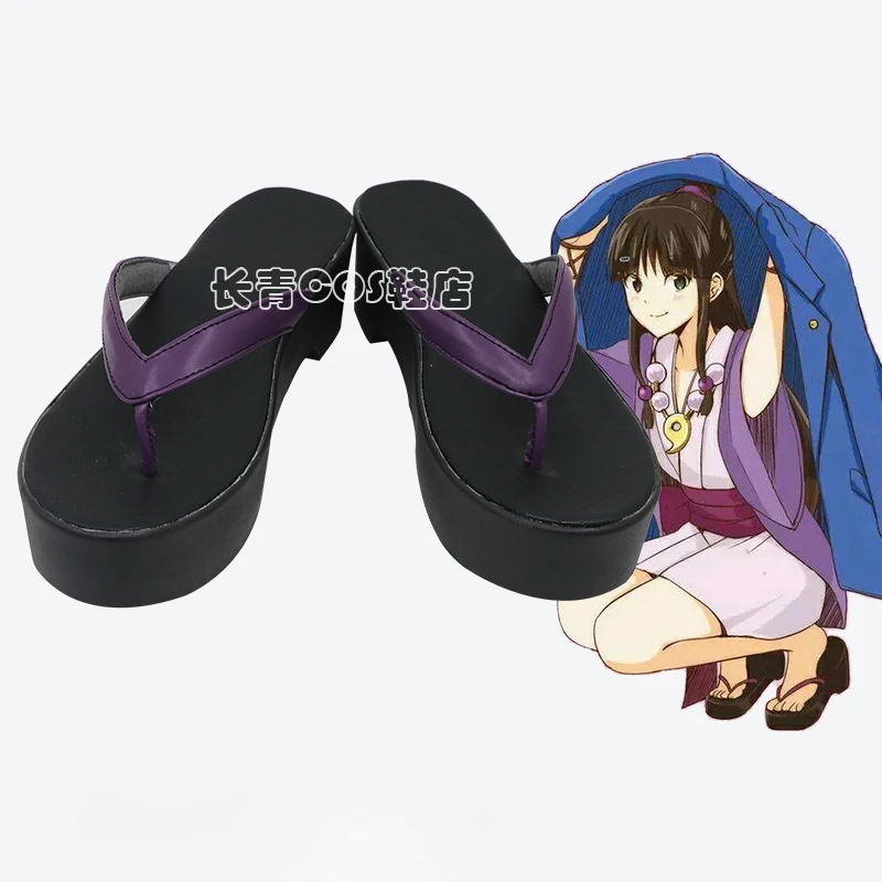 

Anime Ayasato Mayoi Gyakuten Saiban Cosplay Shoes Comic Halloween Carnival Cosplay Costume Prop Cosplay Men Boots Cos Cosplay