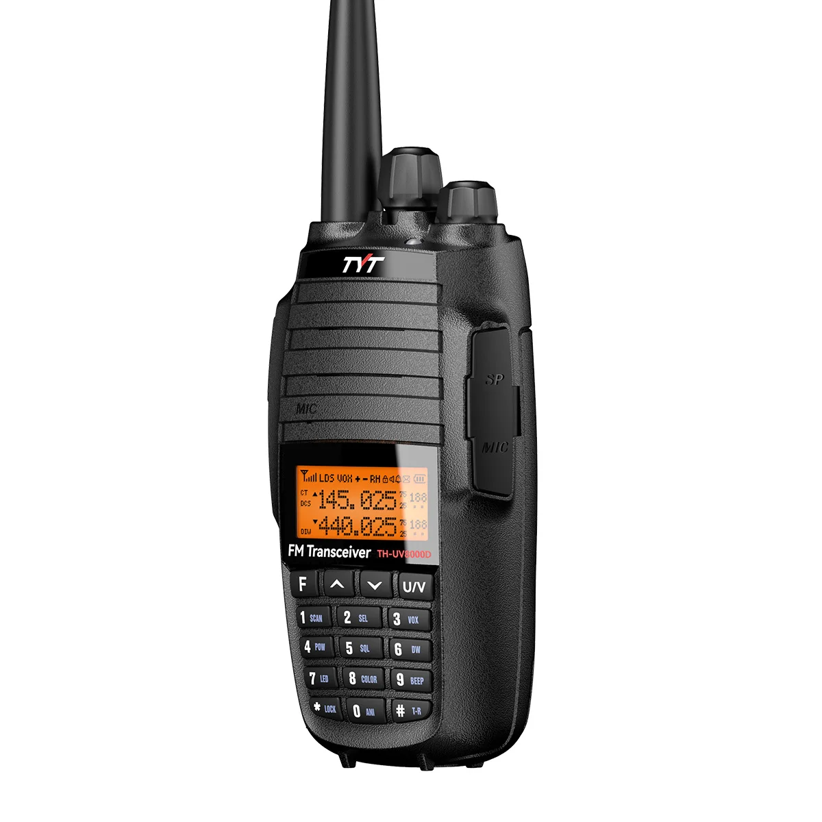 TYT TH-UV8000D Walkie Talkie 10W Dual Band VHF 136-174MHz UHF 400-520MHz Handheld Ham Radio FM Transceiver Two Way Radio