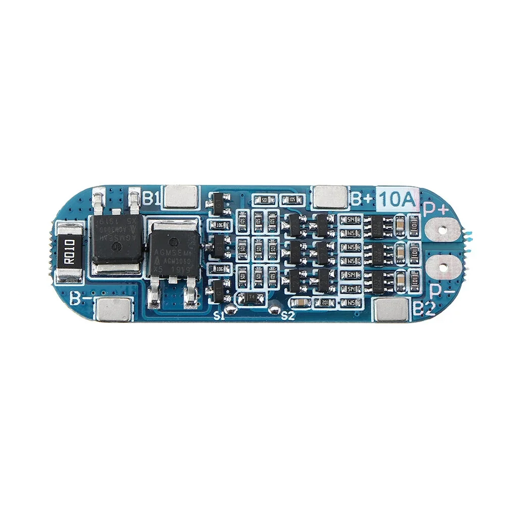 3S 10A Lithium Battery Charger Protection Board Module for 18650 Li-ion Lipo Battery Cells BMS