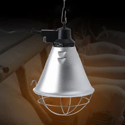 E27 Heat Lamp Holder Insulation Heating Lampshade Brooder Poultry Pig Chicks Breeding Thermal Insulation Equipment Farm Animal