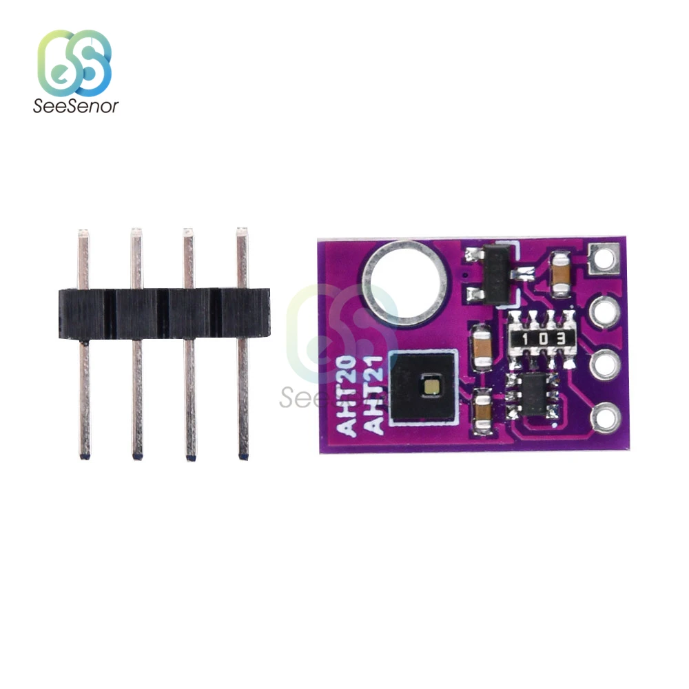 AHT20 AHT21ความแม่นยำสูงดิจิตอลความชื้นและอุณหภูมิ Sensor โมดูลวัด I2C การสื่อสาร