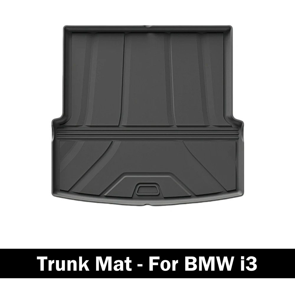 Für BMW i3 2023-2024 Bodenmatte TPE Kofferraummatte Gepäckmatte Wasserdicht Rutschfest Teppich Linkslenker – Detail 3