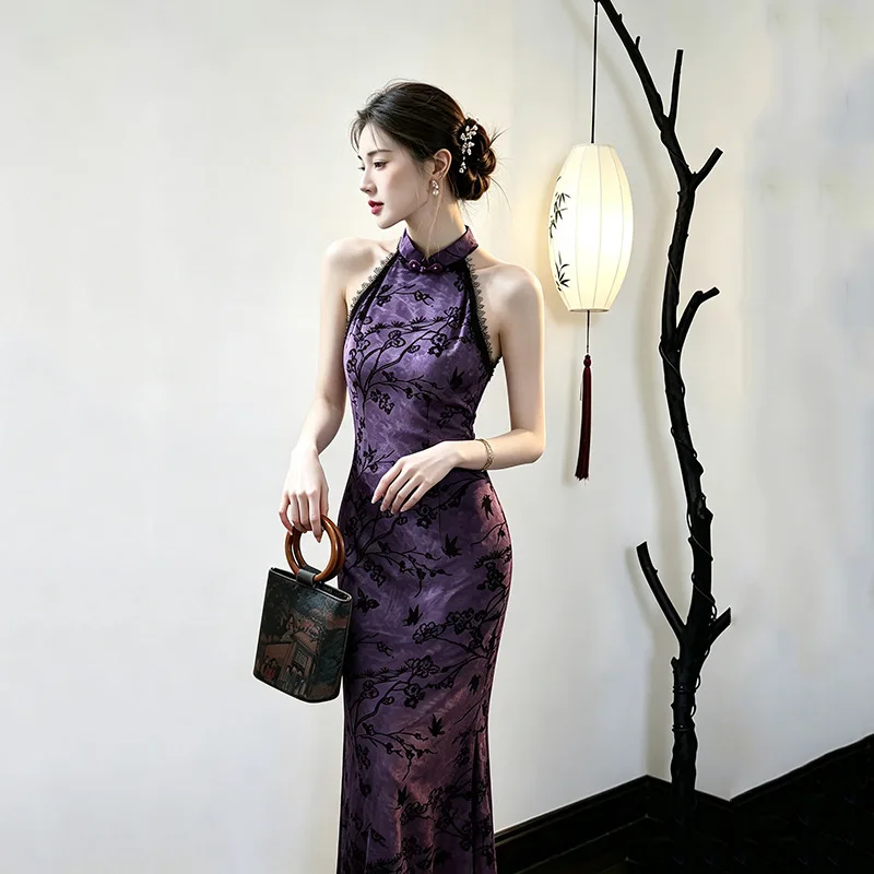 purple-mermaid-hanging-neck-chinese-style-new-chinese-long-cheongsam-improved-young-style-2026-new-female-qipao-dress