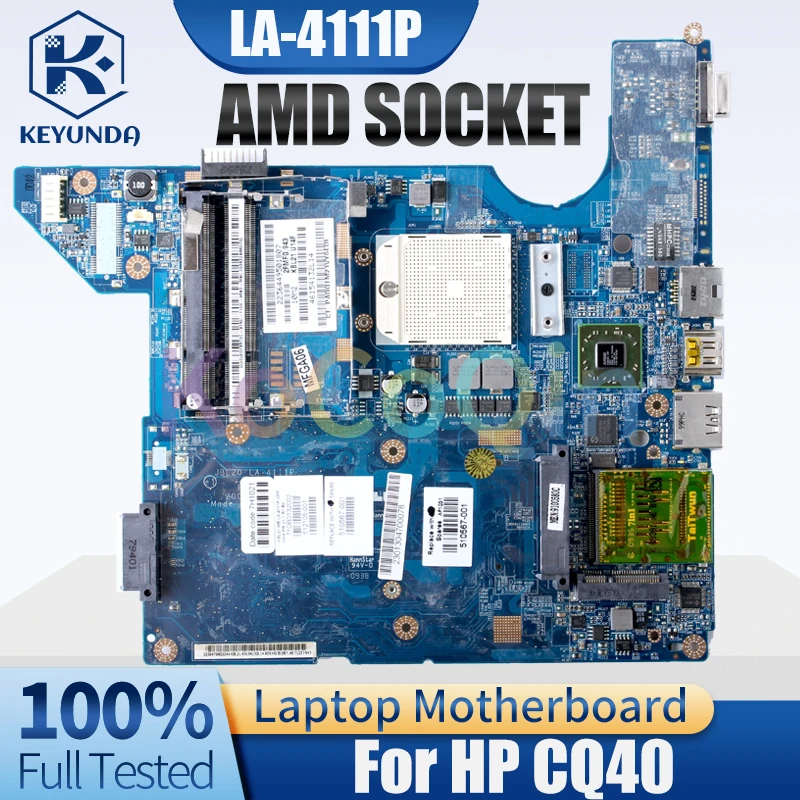 placa mae do portatil para hp cq40 la4111p mainboard 510567001 amd socket completo testado 01