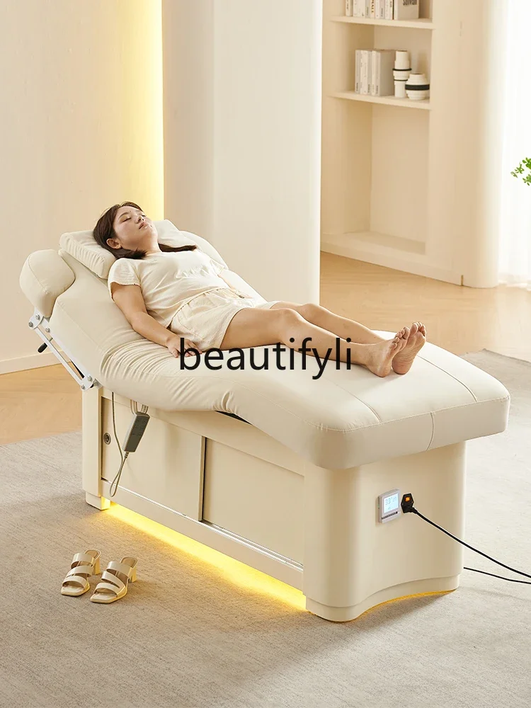 Electric massage bed, massage bed, constant temperature heating latex beauty salon special body therapy bed