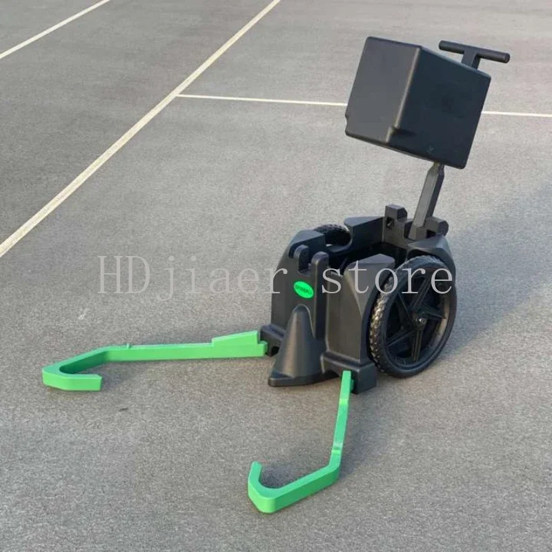 Tennis Ball Picker Hand Push Tennis Pick Golf Cart Automatic Portable Folding Tennis Ball Set Ball Frame