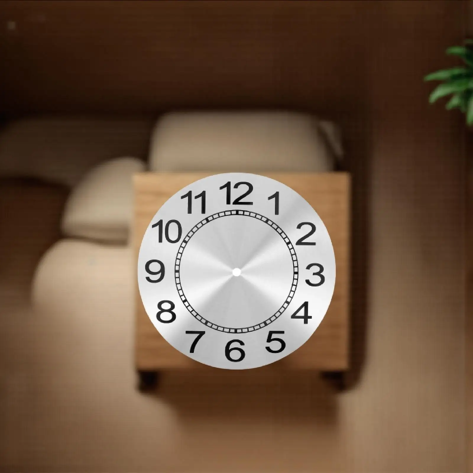 

DIY Clock Part Aluminum Dial Metal Replacement Stable Durable Unique Touch Minimalist Aesthetic Home Office Decor
