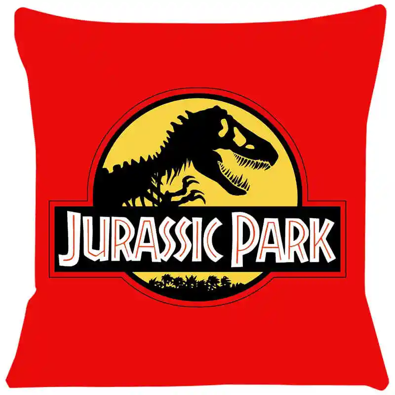 Cushion Cover for Sofa Jurassic Park Pillow Case Cover Seat Car Throw Pillowcase 45X45cm For Home Decorative SJ-501