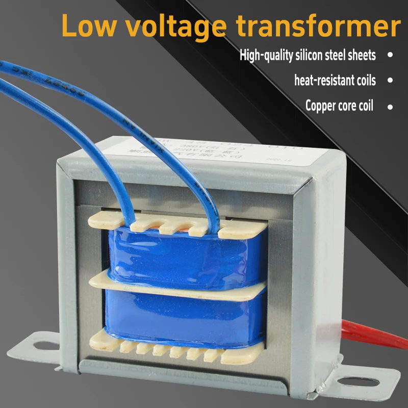 Small Electronic Single Phase 380V 12V Micro Transformer Low-Frequency Industrial Use Power Supply Isolated Radio Low