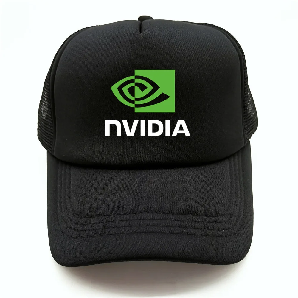 Кепки Nvidia для мужчин и женщин, бейсболка, сетчатые кепки унисекс, лето