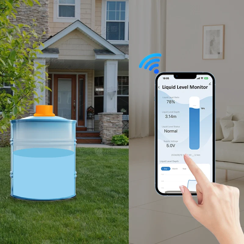 Tuya APP Ultrasone watertank V - Smart Home Water Level Sensor recensie en prijs