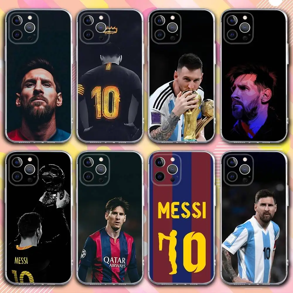 

No. 10 M-Messi Football Phone Case For iPhone 17,16,15,14,13,12,11 Pro,Max,Plus,X,XS,XR,SE4,E Mini Transparent Soft Cover