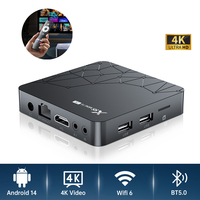 X88 MINI 14 TV Box RK3518 Quad Core Android 14 Wifi6 BT5.0 Smart Voice Remote Control 4K Media Player Set Top Box 2GB 16GB