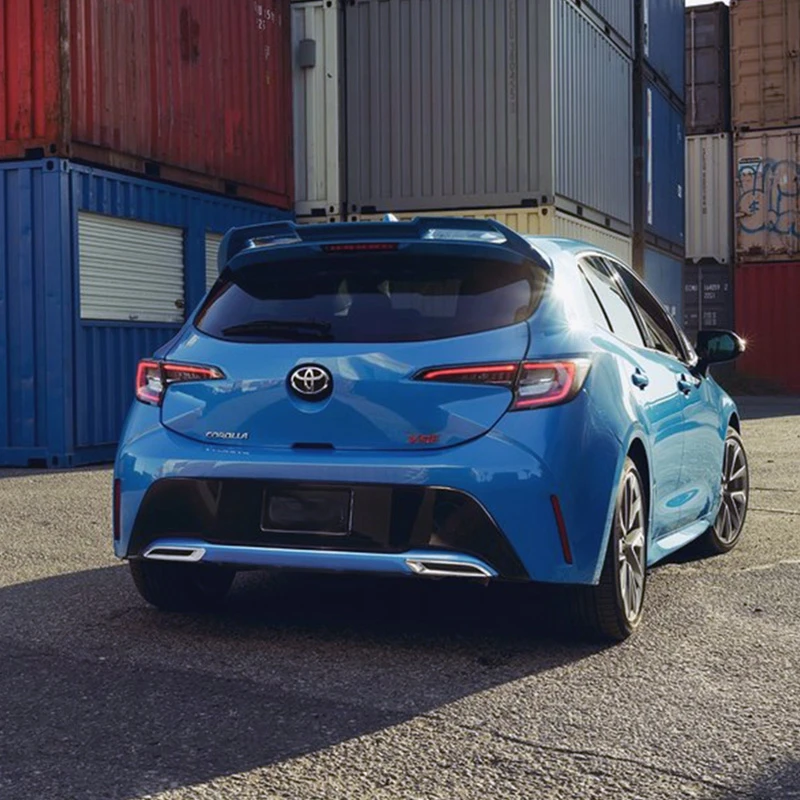 

Для хэтчбека Toyota Corolla 2019 + Новый Неокрашенный праймер из АБС-пластика задний Багажник крыло губа спойлер Стайлинг автомобиля