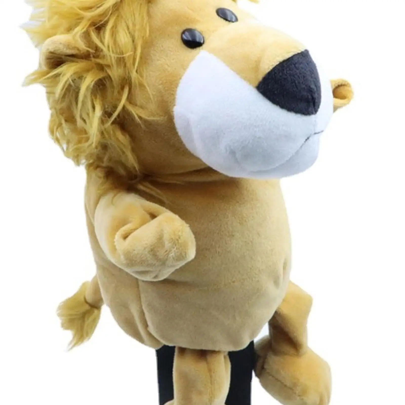 

Cute Lion Headcover Plush Golf Club Protector Hybrid Driver Golf Accessory for Sports Gift