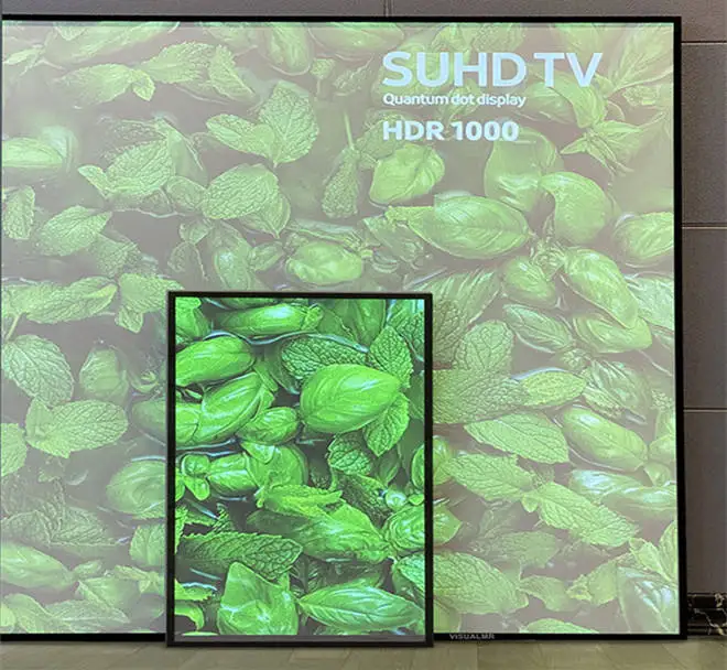 NEW 120'' Pet Crystal Projector Screen CLR Ambient Light Rejecting 4k UST Screen for Ultra Short Throw Projector,Fixed Frame