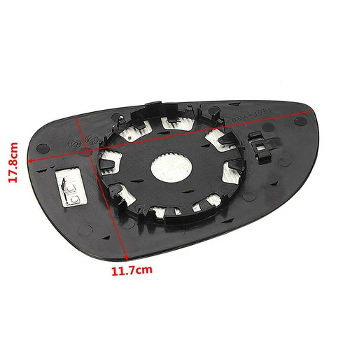 Imagen 2 del producto Espejo retrovisor calefactable para coche, retrovisor transparente de cristal para Ford Fiesta MK7 2008 2009 2010 2011 2012 2013 2014 2015 2016 2017