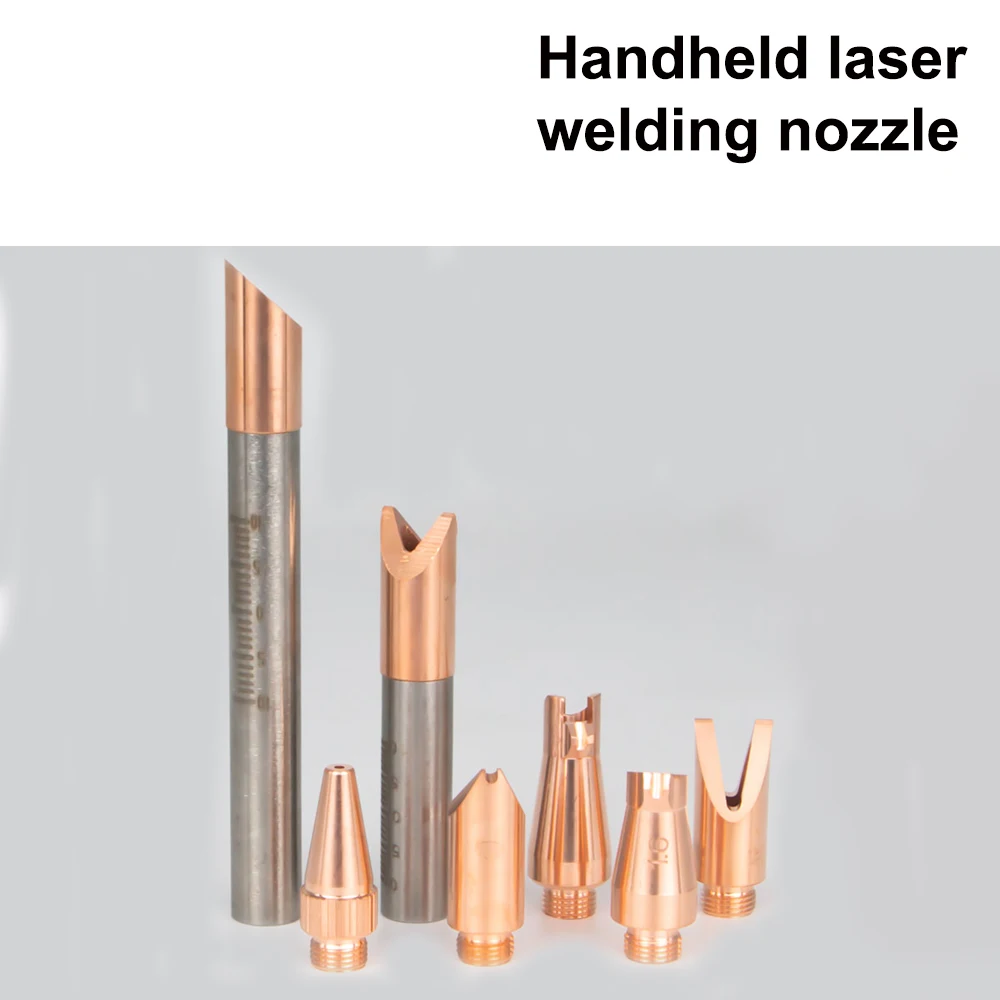 Handheld laser welding nozzle welding machine copper nozzle cutting wire guide  welding  28 M8 wire feeding