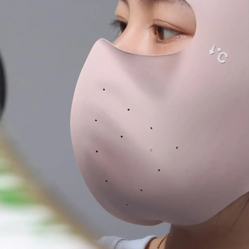 

Anti-UV Ice Silk Sunscreen Mask Traceless Outdoor Face Shield Face Gini Mask Fishing Face Mask Eye Corner Protection