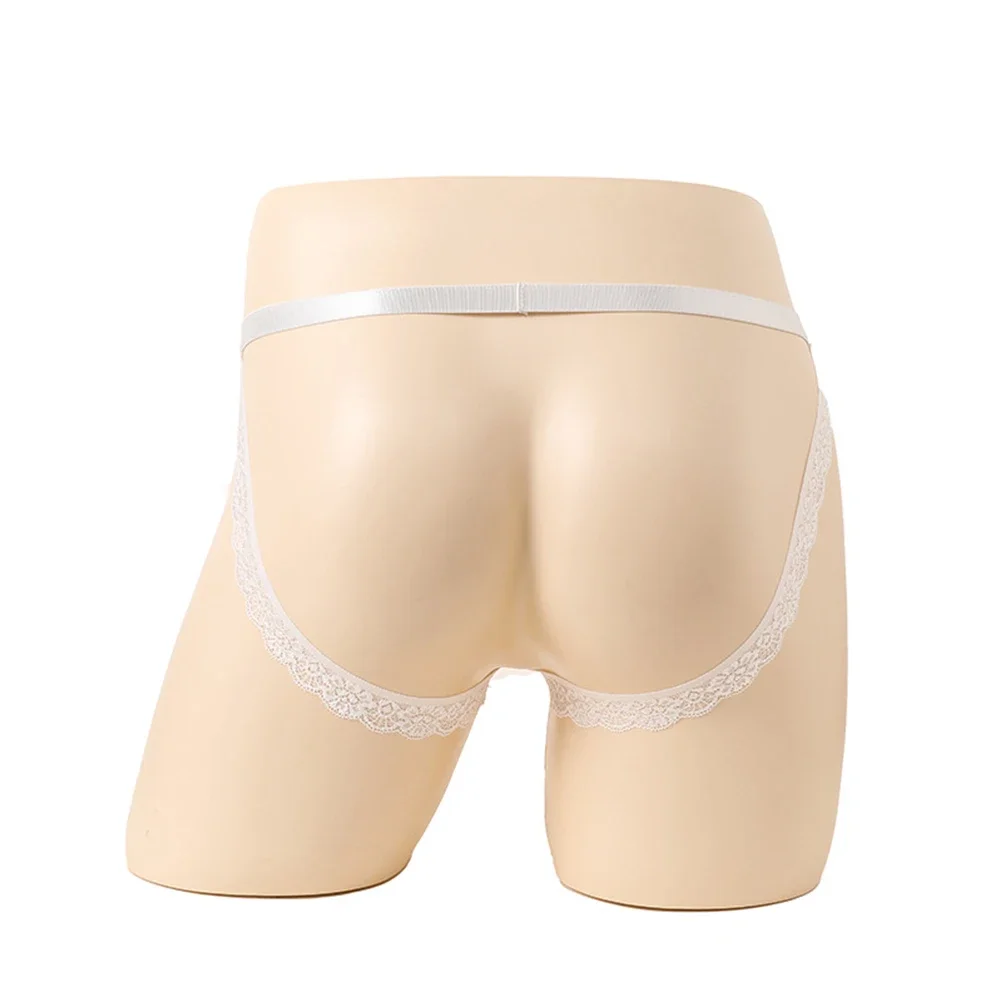 

Mens Sexy Lace G-string Thongs O-ring Beaded Jockstrap Underwear Sissy Briefs