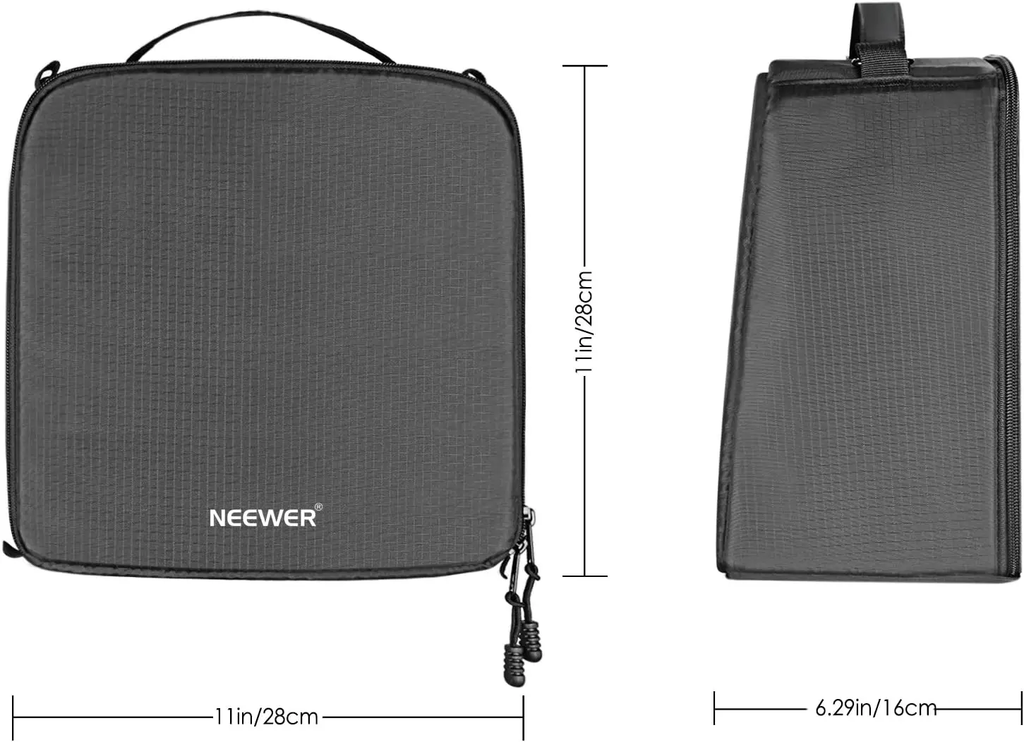 Neewer Flexible Partition Camera Padded Bag Insert Protection Handbag for SLR DSLR Cameras,Lenses,Flash Light,Radio Trigger,etc.