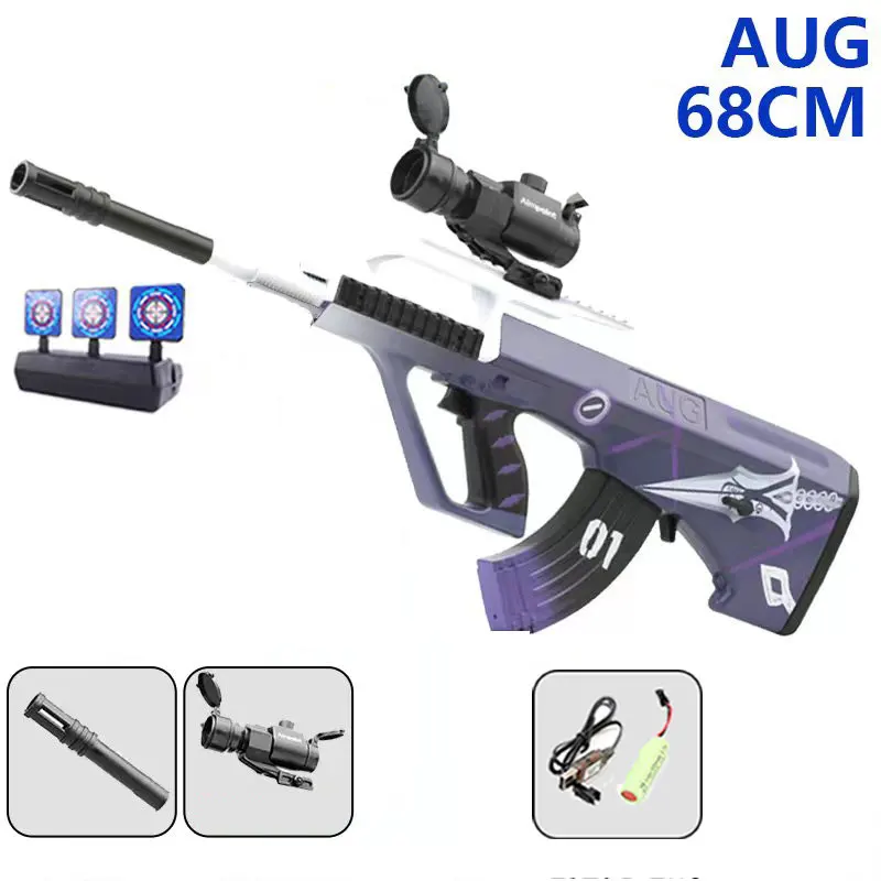 Gel Ball Guns Groen Aug Automatische Hydro Gel Gun Speelgoed Elektrische Handleiding 2 Modi Airsoft Voor Kinderen Schieten Spel Volwassenen Cs Go