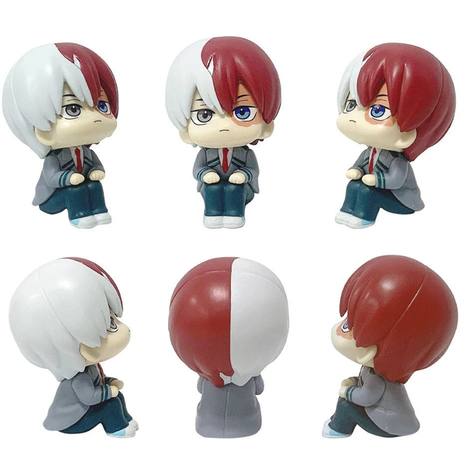 My Hero Academia Q-Version Izuku Midoriya Katsuki Bakugo Todoroki Shoto Toga Himiko PVC Anime-Figuren Modell Cartoon-Modell Spielzeug – Detail 11
