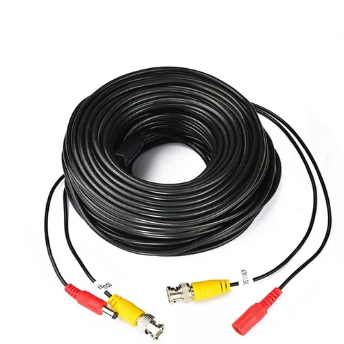 Imagen 2 del producto Cables de cámara AHD 5M/10M/15M/20M/30M Cable de salida BNC para Cable de enchufe CC para CCTV analógico AHD DVR Envío Directo