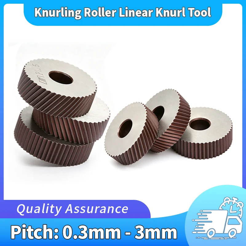 Reticulated/Straight Knurling Knife Straight Line Knurling Wheel Inner Hole Embossing Wheel Gear Shaper Cutter Lathe Knurling