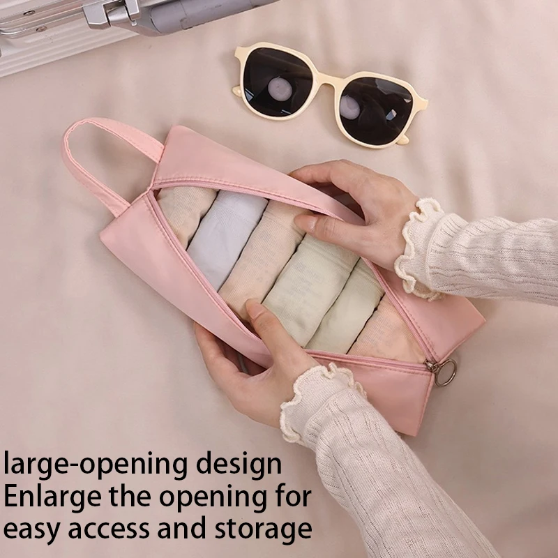1 قطعة حقيبة تخزين الملابس مناسبة للسفر - حقيبة تخزين الجوارب والملابس، يمكن أيضًا مستحضرات التجميل، متعددة الأغراض