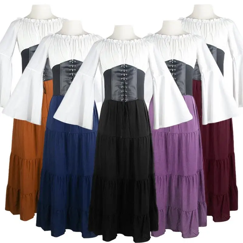 

Длинная юбка, длинное платье, традиционный костюм, этническая одежда для женщин, сценический наряд, Ханьфу, древнекитайский костюм