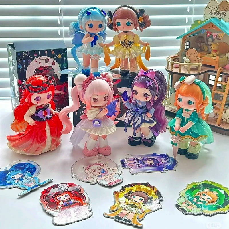 

Letsvan ZIYULI блестящая резьба по камню серии слепая коробка Kawaii аниме фигурка кукла загадочная коробка игрушки Коллекционный орнамент подарок для девочки