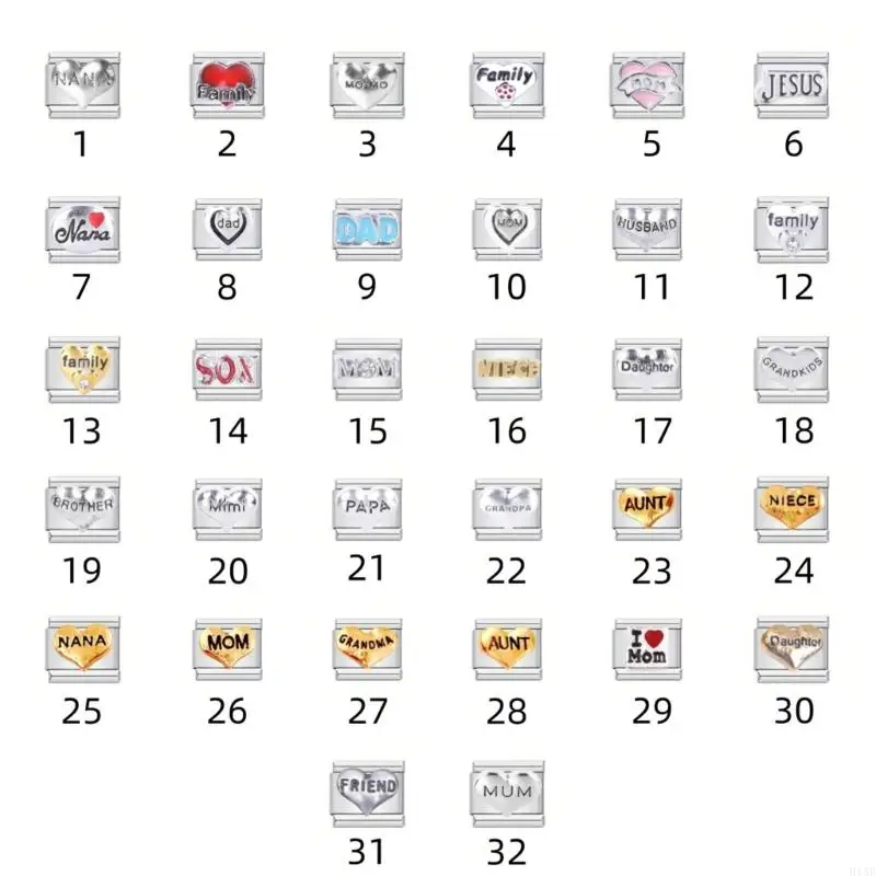 91af Универсальный сердечный буквы